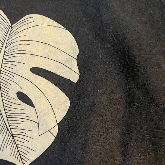 Tommy Bahama Black Silk Tropical Hawaiian Shirt XL - Picture 10 of 10